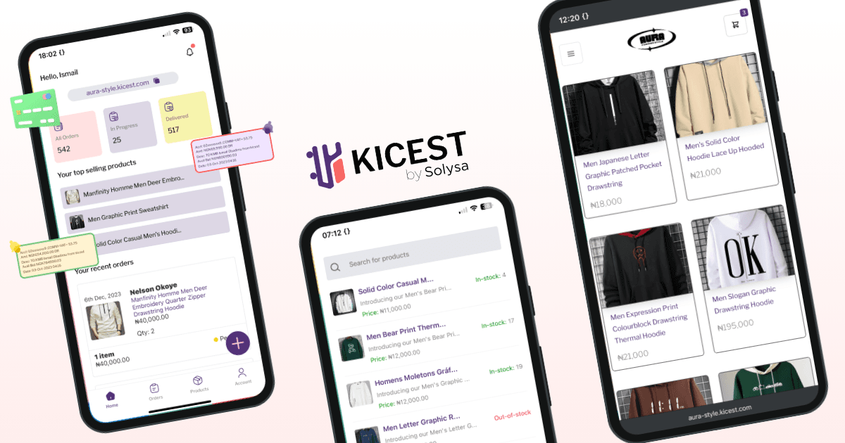 Kicest product display